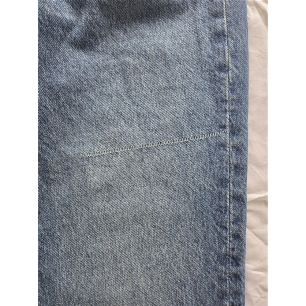 NWOTD Madewell 24P Perfect Vintage Straight Exposed Button Blue Jeans 130114 - Picture 4 of 6